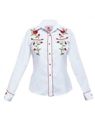 Camisa para Niña Blanco JUSQU'A -70%! 