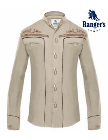 Camisa Charra Ranger's 030CA01 Color Khaki hantent personnes