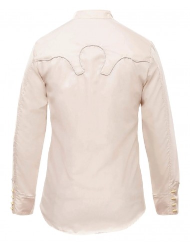 Camisa Beige Charra Ranger's para Hombre Dans la société mordern