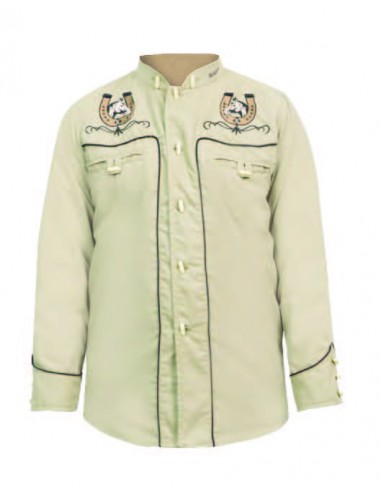 Camisa Charra Niño 021NO01-Beige solde