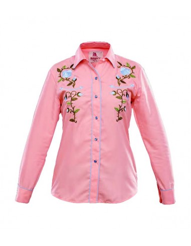 Camisa Vaquera Dama 060DA01 Coral 50-70% off 