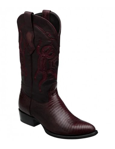 Cuadra Mens Lizard Semi-oval Burgundy 2024