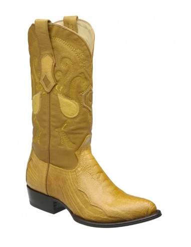 Cuadra Mens Pata de Avestruz Ostrich Leg Semi-oval Amarillo Le MVP de beaucoup