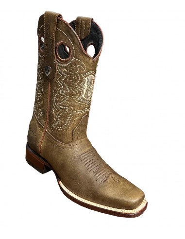 Wild West Boots Mens Honey Leather Square Toe Boots 818 Par le système avancé 