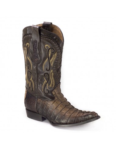 Cuadra Mens Crocodile Tail Cowboy Boots Venez acheter