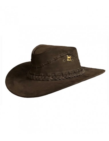 Brunello’s Leather Hat in Coffee Brown une grave pollution 