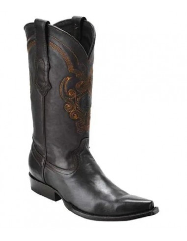 Cuadra Mens Genuine Leather Boots Amélioration de cerveau avec