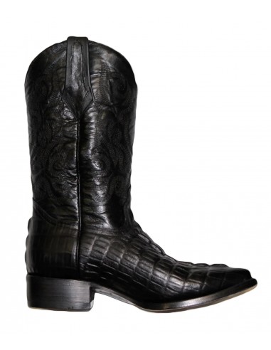 Potrero Mens Boots Crocodile Print Black Toutes les collections ici