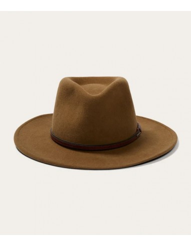 Stetson Men's Bozeman Wool Felt Crushable Brown le des métaux précieux