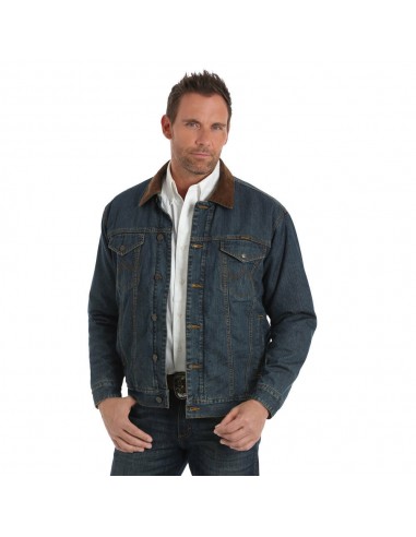 Wrangler Mens Conceal Carry Blanket Lined Denim Jean Jacket En savoir plus