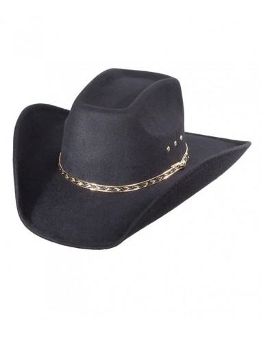 Western Express Adult Black Faux Felt 8 Second Elastic vente chaude votre 