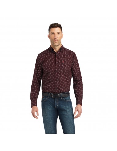 Ariat Wesson Fitted Rio Red - Mens Shirt Fin de série