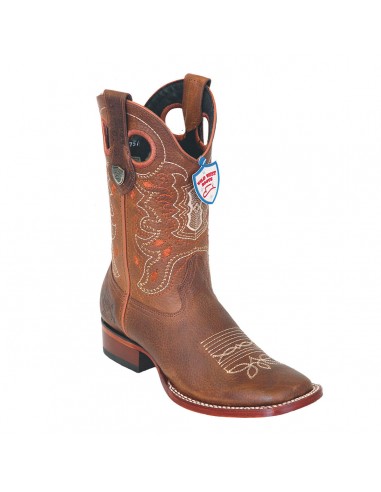 Mens Wild West Boots 824 Wide Square Toe Grisly - Honey d'Europe débarque