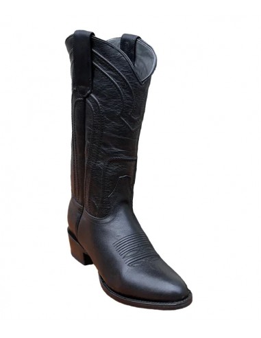 Los Altos Mens Boots Belmont Black Round Toe plus qu'un jeu 