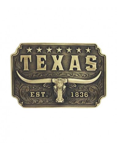 Montana Silversmiths Classic Texas Longhorn Attitude Buckle acheter en ligne