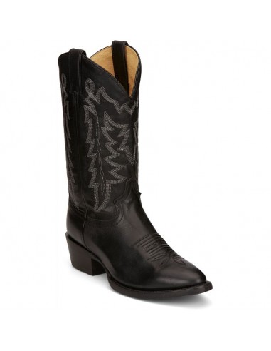 Justin Mens Hayne Black Boots soldes