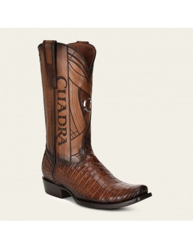 Cuadra Mens Brown Western Cowboy Moreletti Leather Boots For Men CU700 outlet