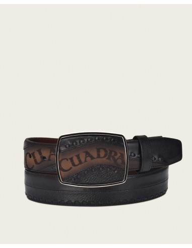 CUADRA Men's Hand-Painted Leather Western Belt BC244 l'achat 