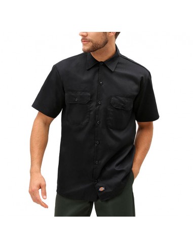 Chemise Dickies Work Shirt Black - Homme, Manches Courtes, Élégance et Confort au Quotidien plus qu'un jeu 