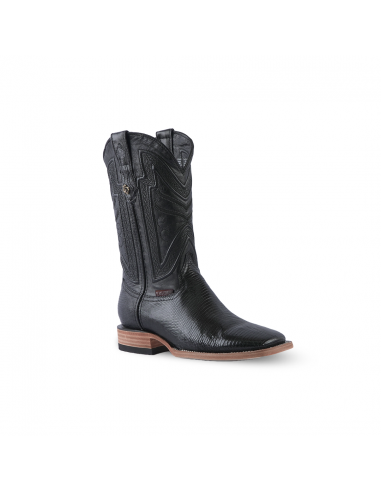 Texas Country Exotic Boot Lizzard Black LR40 Fin de série