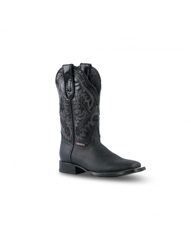 Texas Country Western Boot Cheyenne Black Square Toe E29 d'Europe débarque