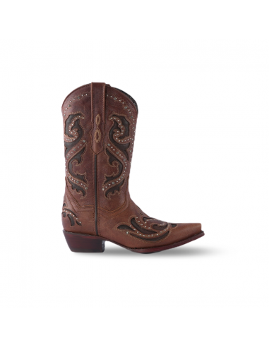 Texas Country Womens Western Boot Cater Tabac E723 Le MVP de beaucoup