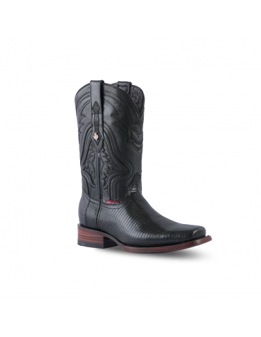 Texas Country Exotic Boot Lizard Black LR110 Faites des économies