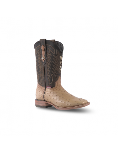 Texas Country Western Boot Ostrich Orix Square Toe AV20 à prix réduit toute l'année