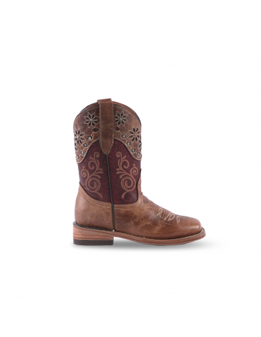 Texas Country Kids Western Girls Boots Sierra Orix Grecas est présent 