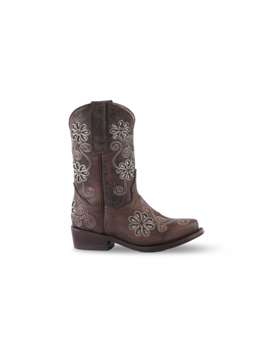 Texas Country Kids Western Girls Boots Cedro Tabaco B23 de l' environnement