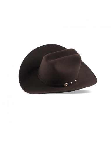 5X Larry Mahan El Dorado Fur Felt Hat Chocolate (Price Online Only) Véritable concentré