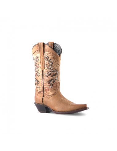 Texas Country Womens Western Boot Cedro Camel Retro E350-1 votre restaurant rapide dans 