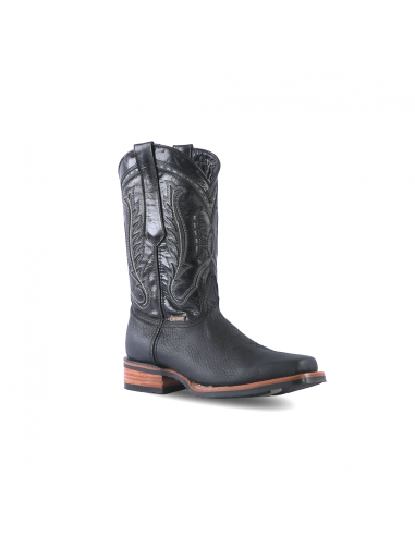 Texas Country Western Boot Cheyenne Black Rodeo Toe E28 Paris Déstockage Promo