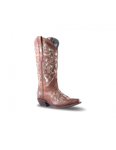 Texas Country Womens Western Boot Cater Tabaco Snip Toe E345 50% de réduction en Octobre 2024