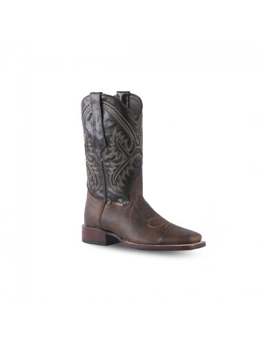 Texas Country Cheyenne Chocolate Western Boot E29 Square Toe des créatures d'habitude