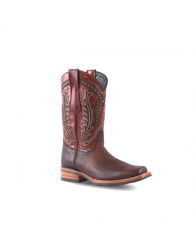 Texas Country  Western Boot Azkar Moka Rodeo Toe E28 en ligne des produits 