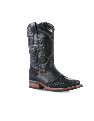 Texas Country  Western Boot Mantarraya Macho Rodeo Toe E409 vente chaude votre 