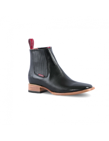 Chelsea Boot Square Toe Napa Black E1200 de l' environnement