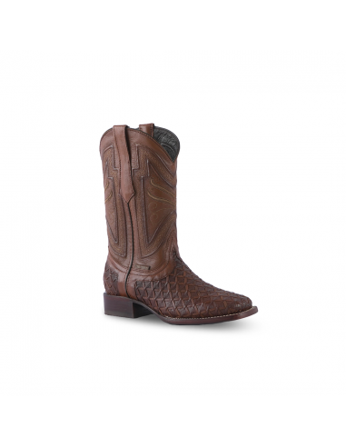 Texas Country Western Boot Mestizo Miel E621 votre