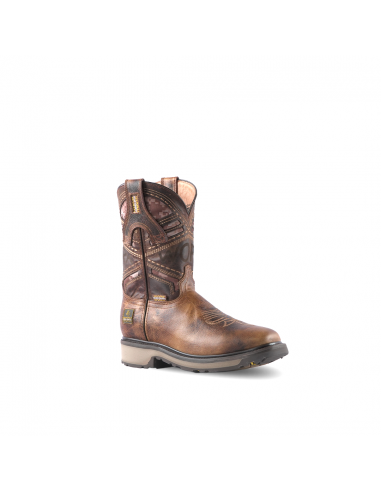 Texas Country Work Boot Bawyno Musgo E05 la colonne vertébrale