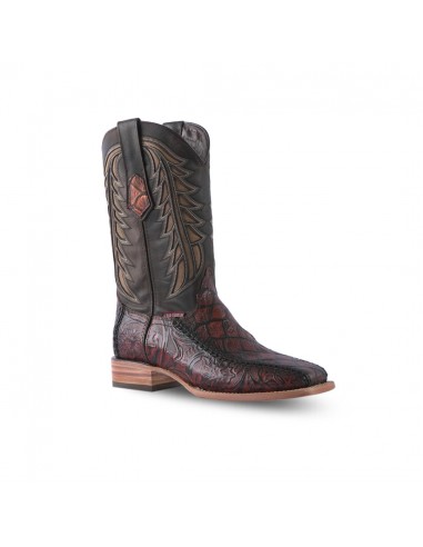 Texas Country Western Boot Pez Piraru Cincelado Cognac E694 de votre