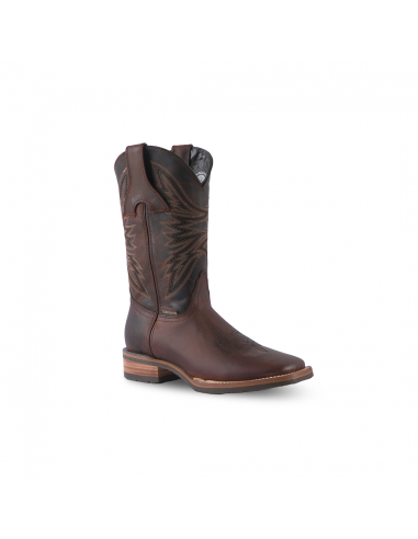 Texas Country Western Boot Azkar Moka Square Toe E648 ouvre sa boutique