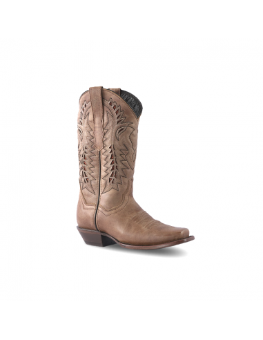 Texas Country Womens Western Boot Ranch Tan E718 en linge