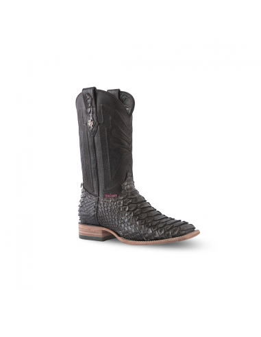 Texas Country Boot Python Jumbo Cafe Bitono PN30 pas cher