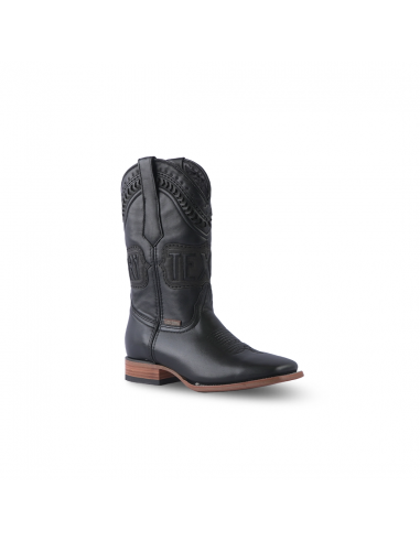 Texas Country Western Boot Mestizo Black Lustrado E669 En savoir plus