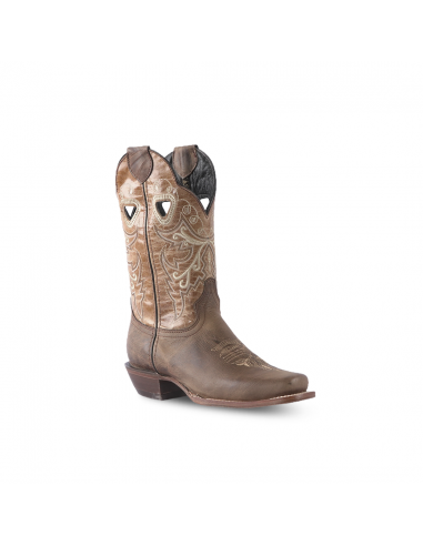 Texas Country Women's Western Boot Cedro Camel E316 pas cheres