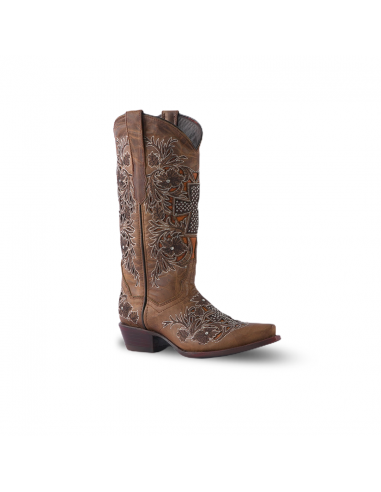 Texas Country Women's Western Boot Cedro Camel E733 de technologie