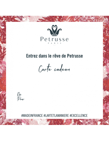 CARTE CADEAU PETRUSSE les ctes